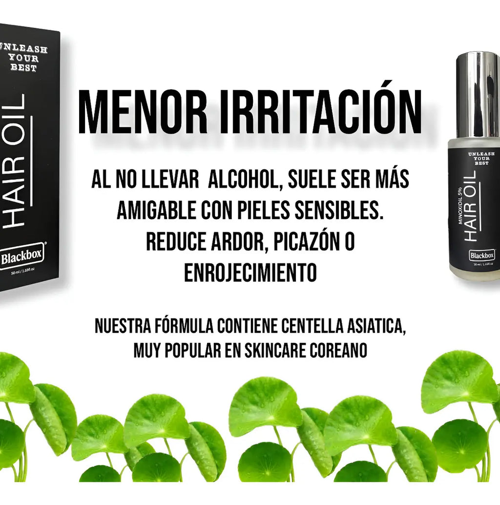 Menor irritación: sin alcohol y con centella asiática