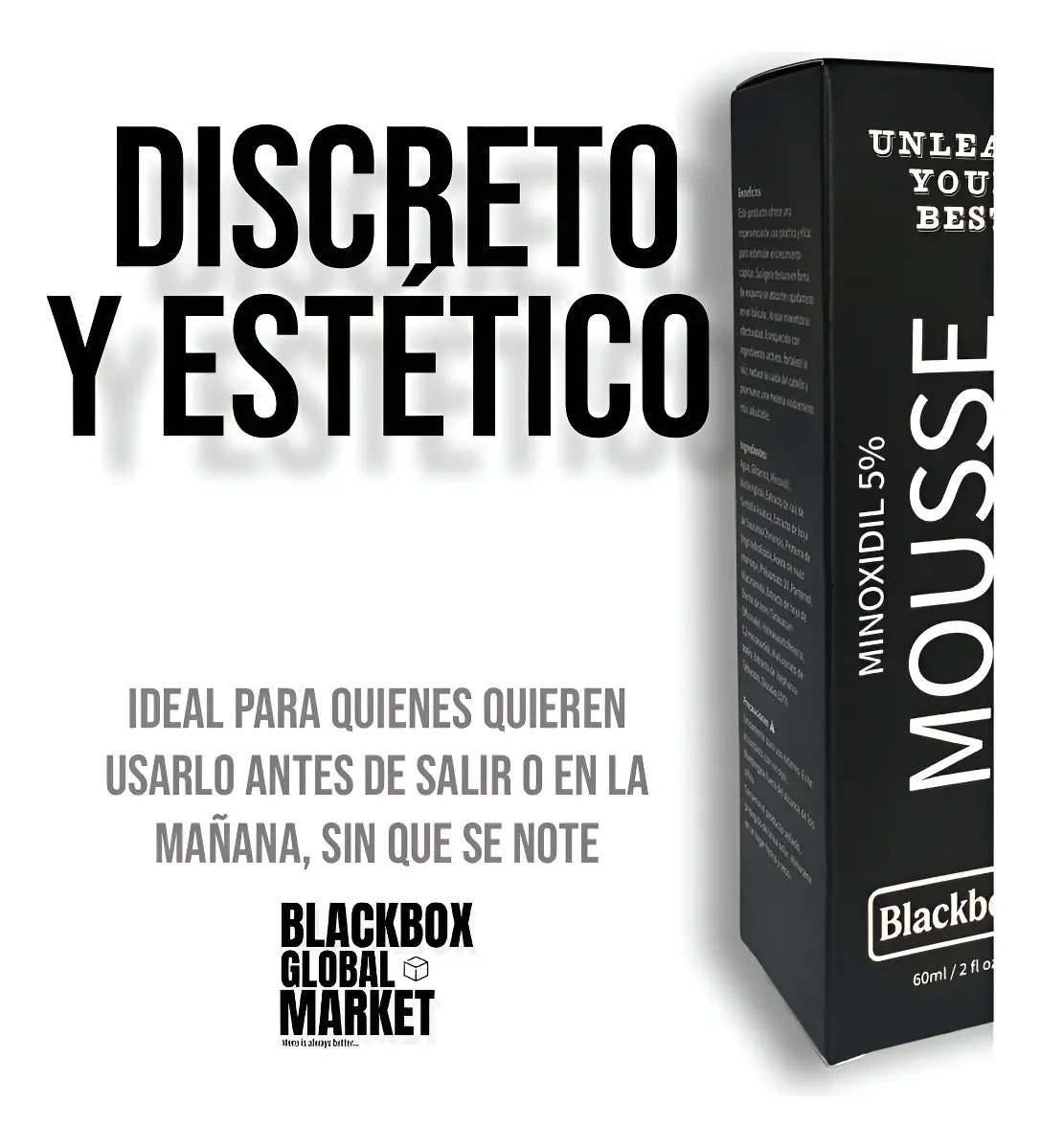 Discreto y estético: ideal para usar antes de salir