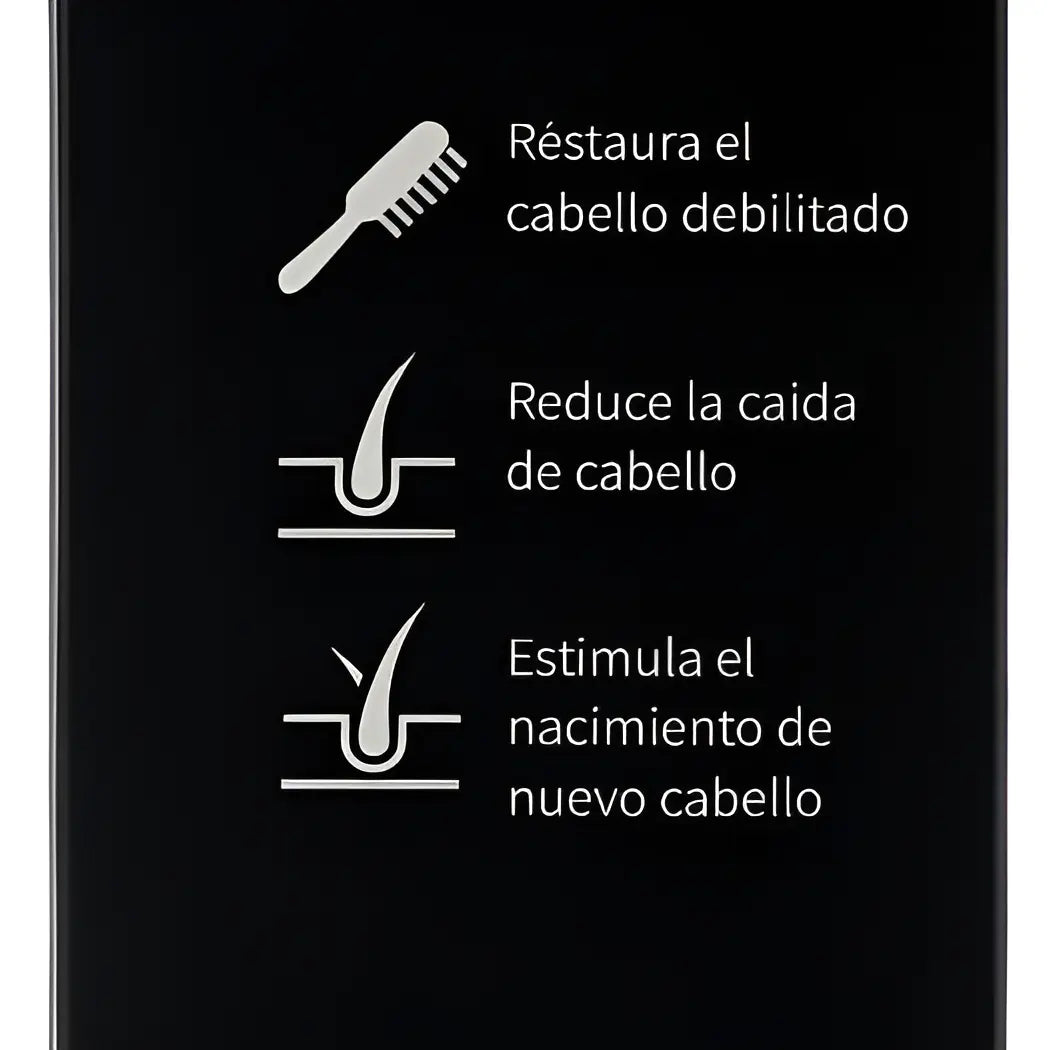 Beneficios: restaura, reduce la caída y estimula nuevo cabello